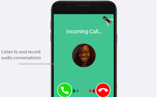 Listen to and record audio conversation