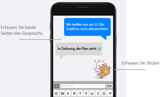 Capture conversation, Capture Stickers